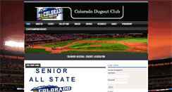 Desktop Screenshot of coloradodugoutclub.org